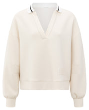 Load image into Gallery viewer, Polo Sweatshirt - Chalk White