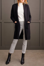 Load image into Gallery viewer, Long Sleeve Coatigan - Black