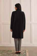 Load image into Gallery viewer, Long Sleeve Coatigan - Black