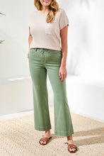 Load image into Gallery viewer, Comfort Stretch Wide Leg Pant - Moss