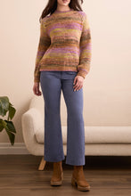Load image into Gallery viewer, Boucle Yarn Puff Sleeve Sweater - Cameo