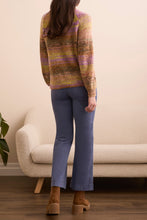 Load image into Gallery viewer, Boucle Yarn Puff Sleeve Sweater - Cameo
