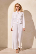 Load image into Gallery viewer, Linen Cotton Button Front Jacket