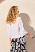 Load image into Gallery viewer, Cotton Cocoon Cardigan - White