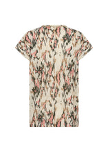 Load image into Gallery viewer, Aretha Top - Peach Pink Print