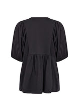 Load image into Gallery viewer, Loraine Eyelet Cotton Blouse - Black