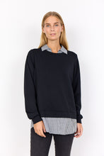 Load image into Gallery viewer, Banu Layered Collared Shirt Sweater