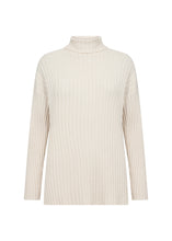 Load image into Gallery viewer, Kanita Roll Neck Sweater - Cream