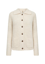 Load image into Gallery viewer, Torino Cardigan Sweater - Cream Melange