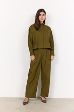 Load image into Gallery viewer, Rachelle Organic Cotton Blouse - Dark Olive