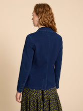 Load image into Gallery viewer, Olivia Cotton Jersey Blazer - Denim