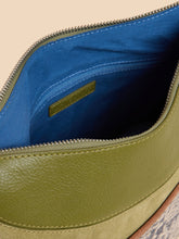 Load image into Gallery viewer, Fleur Suede Crossbody - Green Print
