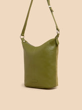 Load image into Gallery viewer, Fleur Suede Crossbody - Green Print