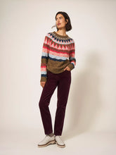 Load image into Gallery viewer, Brooke Straight Cord Pant - Dark Plum