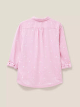 Load image into Gallery viewer, Embroidered Sophie Organic Cotton Shirt - Pink