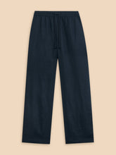Load image into Gallery viewer, Belle Linen Blend Wide Trouser - Navy