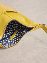 Load image into Gallery viewer, Fern Leather Crossbody - Chartreuse