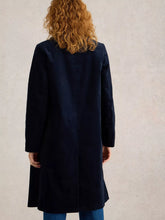 Load image into Gallery viewer, Kamila Velvet Coat - Navy