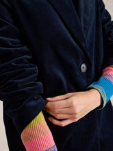 Load image into Gallery viewer, Kamila Velvet Coat - Navy