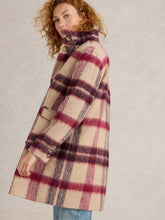 Load image into Gallery viewer, Karla Check Coat