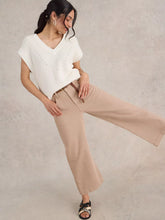 Load image into Gallery viewer, Tia Wide Leg Crop Jean - Dark Natural