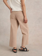 Load image into Gallery viewer, Tia Wide Leg Crop Jean - Dark Natural