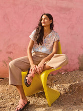 Load image into Gallery viewer, Tia Wide Leg Crop Jean - Dark Natural