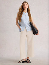 Load image into Gallery viewer, Tia Wide Leg Crop Jean - Natural