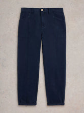 Load image into Gallery viewer, Thea Tapered Trouser - Dark Navy