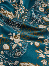 Load image into Gallery viewer, Megan Jersey Midi Dress - Teal Print