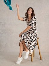 Load image into Gallery viewer, Madeline Jersey Dress - Navy Print