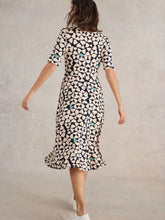 Load image into Gallery viewer, Madeline Jersey Dress - Navy Print