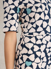 Load image into Gallery viewer, Madeline Jersey Dress - Navy Print