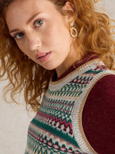 Load image into Gallery viewer, Fay Fairisle Sparkle Tank