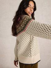Load image into Gallery viewer, Mini Heart Fairisle Jumper - Ivory