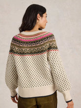 Load image into Gallery viewer, Mini Heart Fairisle Jumper - Ivory