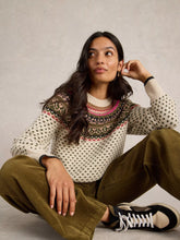 Load image into Gallery viewer, Mini Heart Fairisle Jumper - Ivory