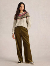 Load image into Gallery viewer, Mini Heart Fairisle Jumper - Ivory