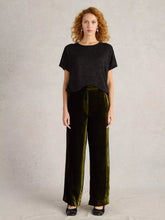 Load image into Gallery viewer, Lena Sparkle Knit Tee - Black