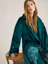 Load image into Gallery viewer, Clover Cosy Robe - Mid Teal