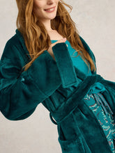Load image into Gallery viewer, Clover Cosy Robe - Mid Teal