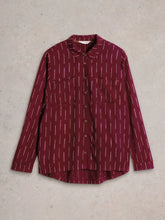 Load image into Gallery viewer, Sophie Shirt - Plum (Metallic Detail)