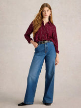 Load image into Gallery viewer, Sophie Shirt - Plum (Metallic Detail)