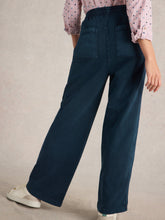Load image into Gallery viewer, Ava Wide Leg Trouser - Mid Denim