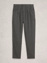 Load image into Gallery viewer, Rowena Linen Trouser - Black Print