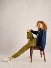 Load image into Gallery viewer, Rowena Linen Trouser - Khaki Green