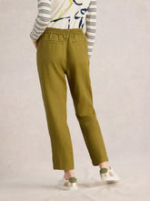 Load image into Gallery viewer, Rowena Linen Trouser - Khaki Green