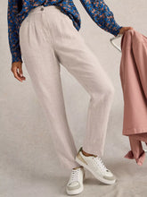 Load image into Gallery viewer, Rowena Linen Trouser - Light Natural