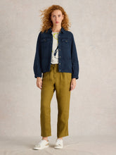 Load image into Gallery viewer, Camille Jersey Jacket - Mid Denim