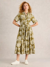 Load image into Gallery viewer, Tiff Linen Blend Shirt Dress